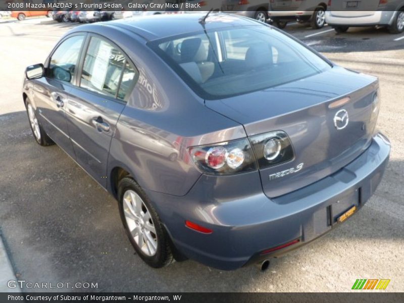 Galaxy Gray Mica / Black 2008 Mazda MAZDA3 s Touring Sedan
