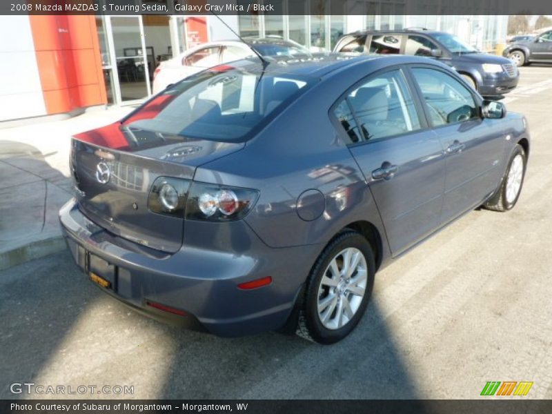 Galaxy Gray Mica / Black 2008 Mazda MAZDA3 s Touring Sedan