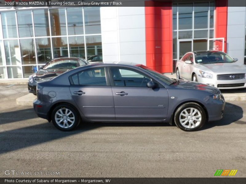 Galaxy Gray Mica / Black 2008 Mazda MAZDA3 s Touring Sedan
