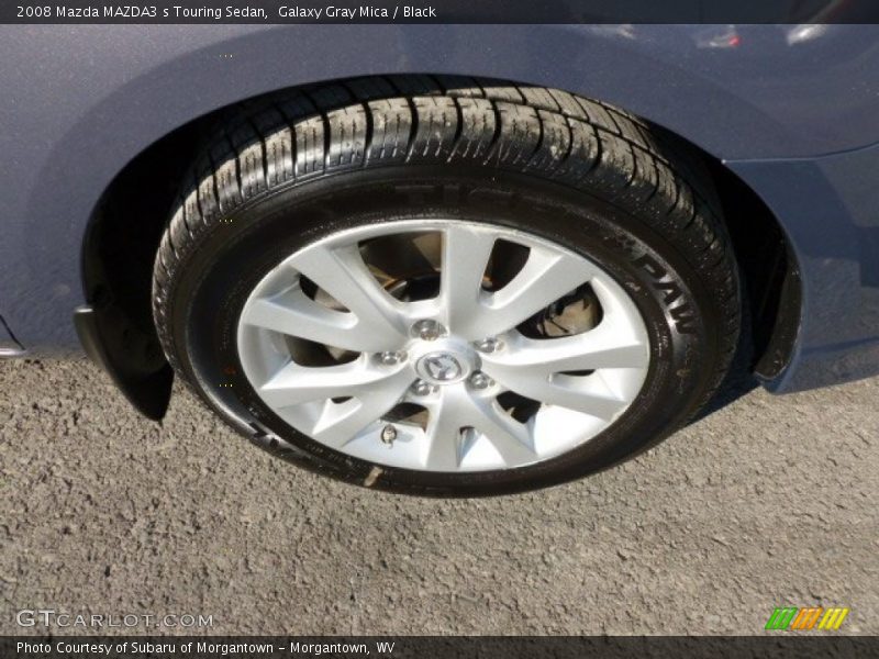 Galaxy Gray Mica / Black 2008 Mazda MAZDA3 s Touring Sedan