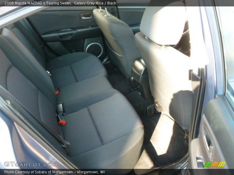 Galaxy Gray Mica / Black 2008 Mazda MAZDA3 s Touring Sedan