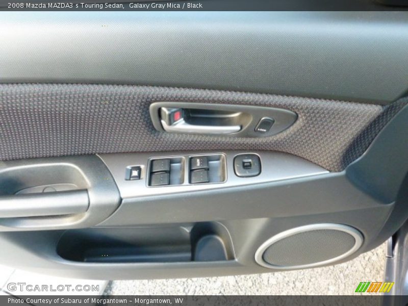 Galaxy Gray Mica / Black 2008 Mazda MAZDA3 s Touring Sedan