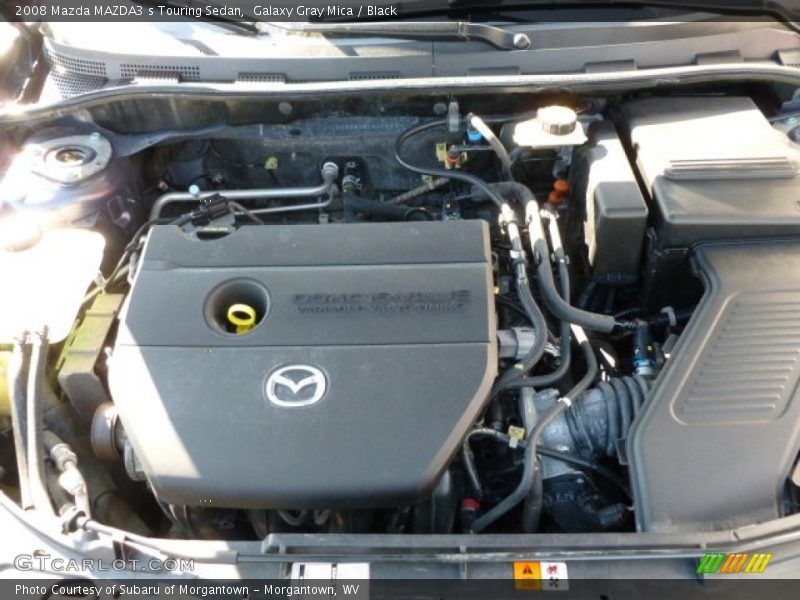 Galaxy Gray Mica / Black 2008 Mazda MAZDA3 s Touring Sedan