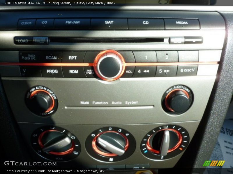 Galaxy Gray Mica / Black 2008 Mazda MAZDA3 s Touring Sedan