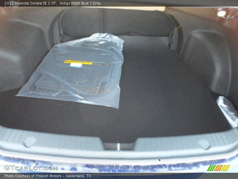 Indigo Night Blue / Gray 2012 Hyundai Sonata SE 2.0T