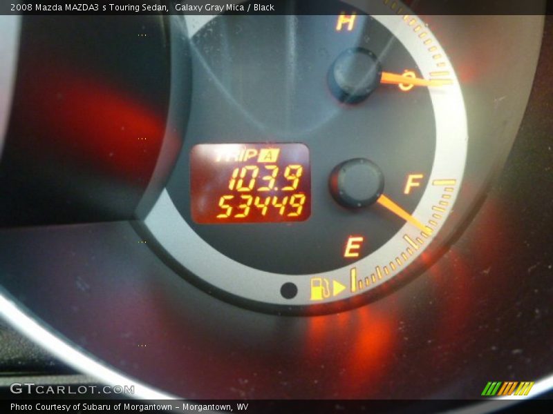 Galaxy Gray Mica / Black 2008 Mazda MAZDA3 s Touring Sedan