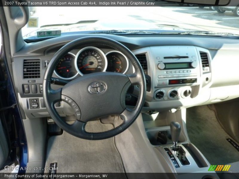 Indigo Ink Pearl / Graphite Gray 2007 Toyota Tacoma V6 TRD Sport Access Cab 4x4
