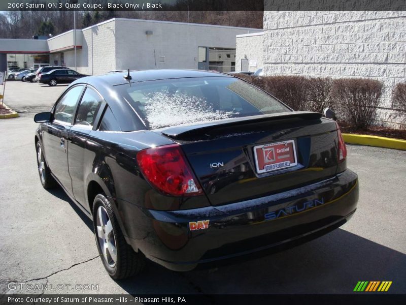 Black Onyx / Black 2006 Saturn ION 3 Quad Coupe