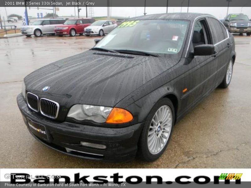 Jet Black / Grey 2001 BMW 3 Series 330i Sedan