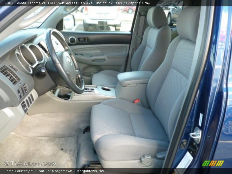 Indigo Ink Pearl / Graphite Gray 2007 Toyota Tacoma V6 TRD Sport Access Cab 4x4