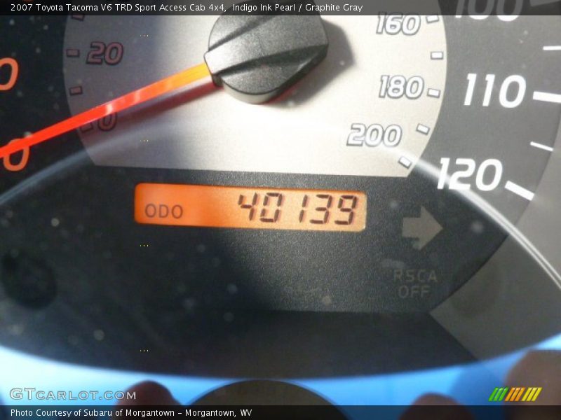 Indigo Ink Pearl / Graphite Gray 2007 Toyota Tacoma V6 TRD Sport Access Cab 4x4