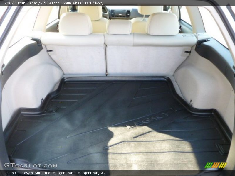 Satin White Pearl / Ivory 2007 Subaru Legacy 2.5i Wagon