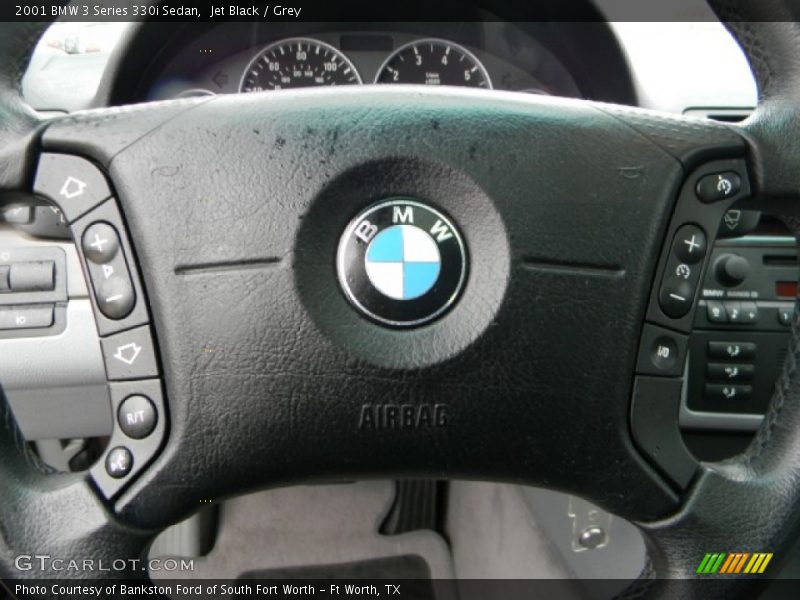 Jet Black / Grey 2001 BMW 3 Series 330i Sedan