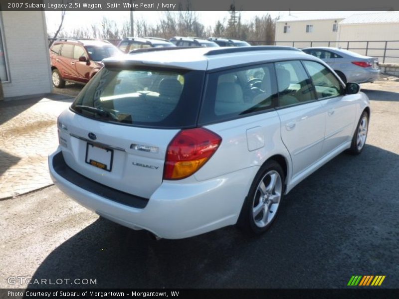 Satin White Pearl / Ivory 2007 Subaru Legacy 2.5i Wagon