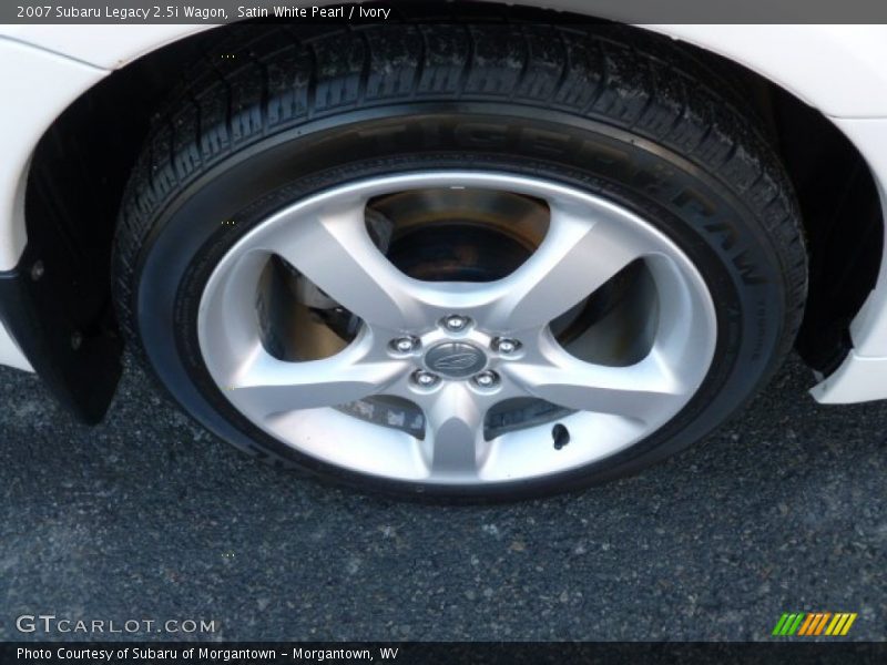 Satin White Pearl / Ivory 2007 Subaru Legacy 2.5i Wagon