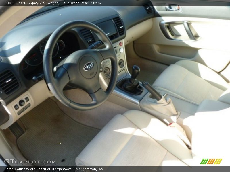  2007 Legacy 2.5i Wagon Ivory Interior