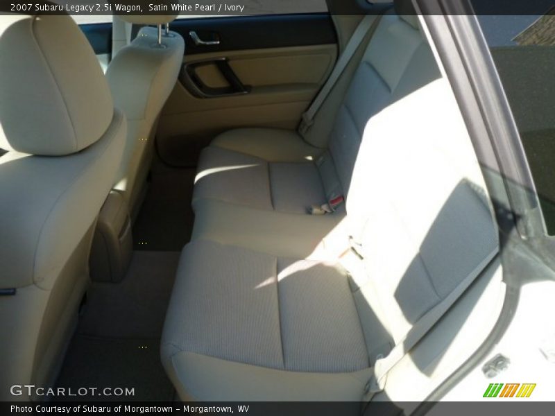 Satin White Pearl / Ivory 2007 Subaru Legacy 2.5i Wagon