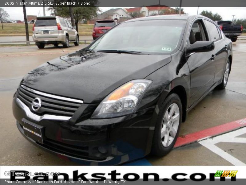 Super Black / Blond 2009 Nissan Altima 2.5 SL