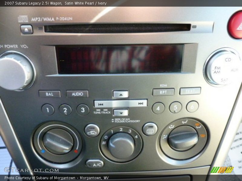 Satin White Pearl / Ivory 2007 Subaru Legacy 2.5i Wagon