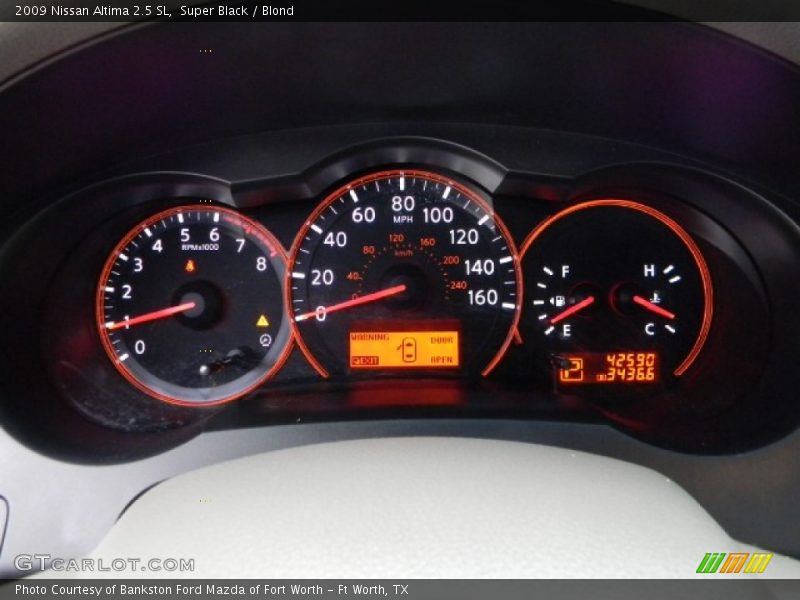 Super Black / Blond 2009 Nissan Altima 2.5 SL