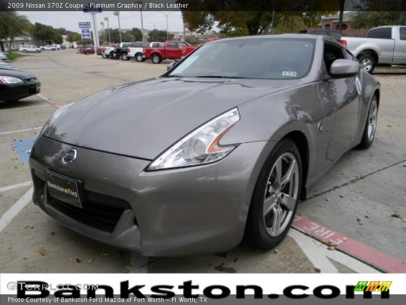 Platinum Graphite / Black Leather 2009 Nissan 370Z Coupe