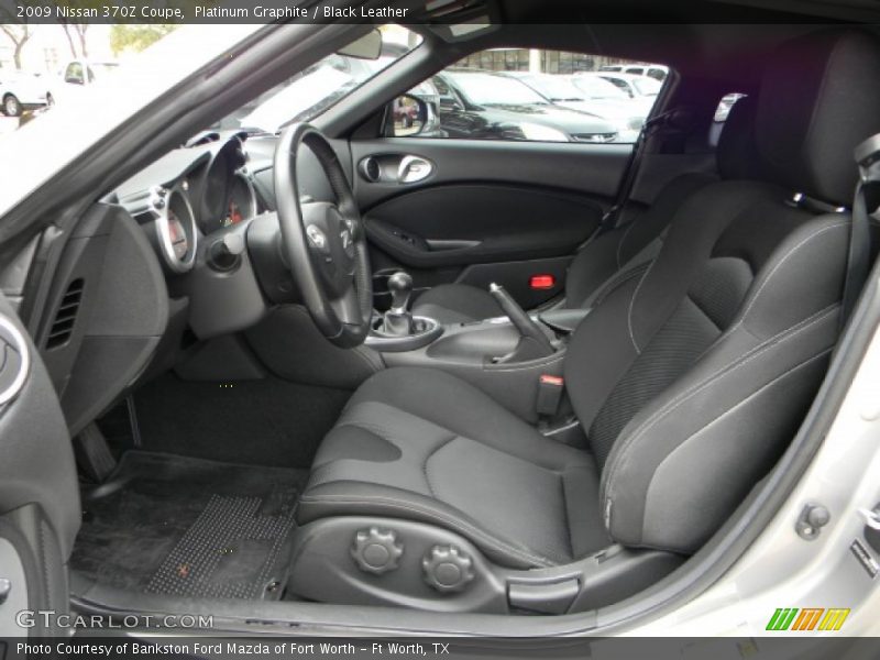 Platinum Graphite / Black Leather 2009 Nissan 370Z Coupe
