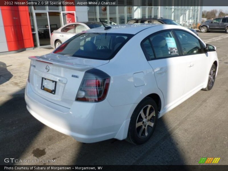 Aspen White / Charcoal 2012 Nissan Sentra 2.0 SR Special Edition