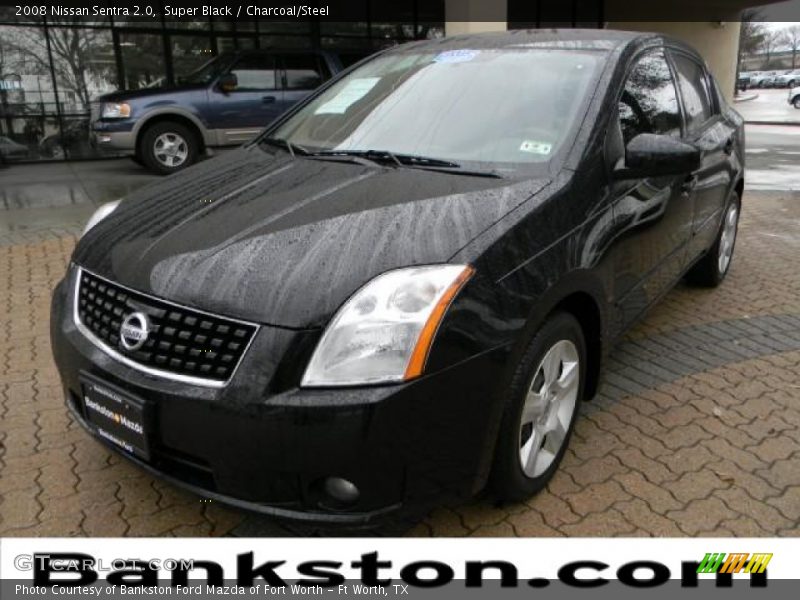 Super Black / Charcoal/Steel 2008 Nissan Sentra 2.0