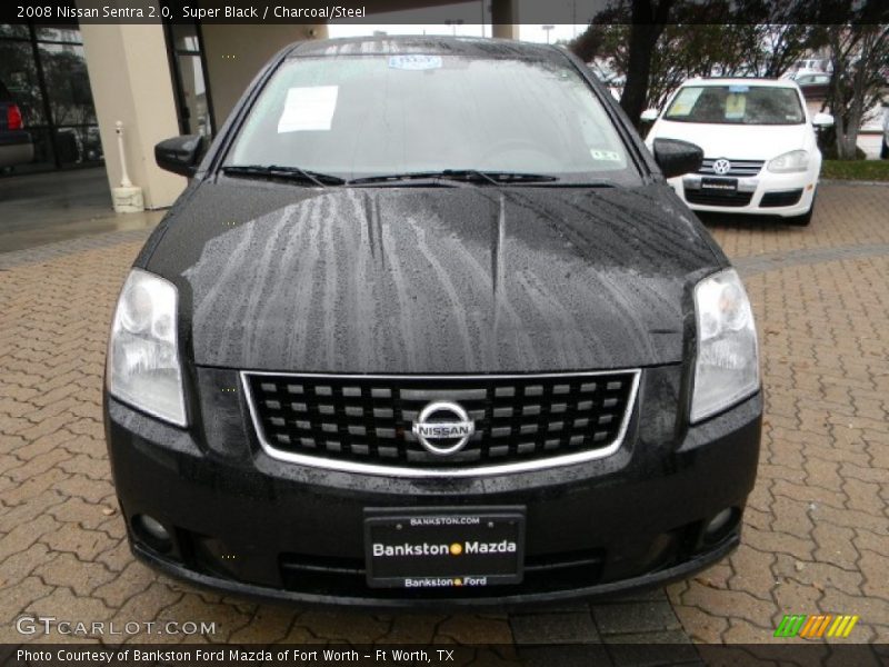 Super Black / Charcoal/Steel 2008 Nissan Sentra 2.0