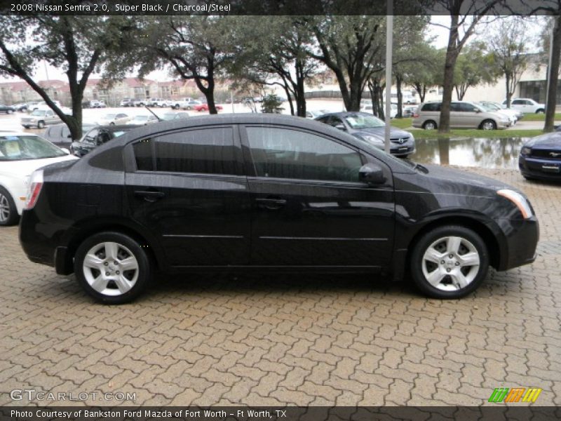 Super Black / Charcoal/Steel 2008 Nissan Sentra 2.0