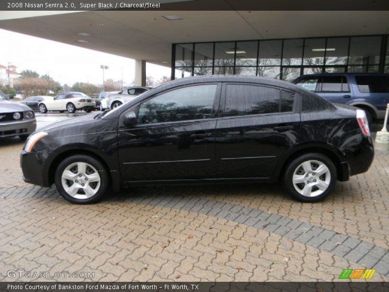 Super Black / Charcoal/Steel 2008 Nissan Sentra 2.0