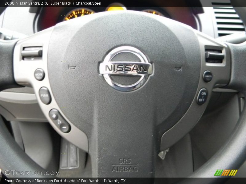 Super Black / Charcoal/Steel 2008 Nissan Sentra 2.0