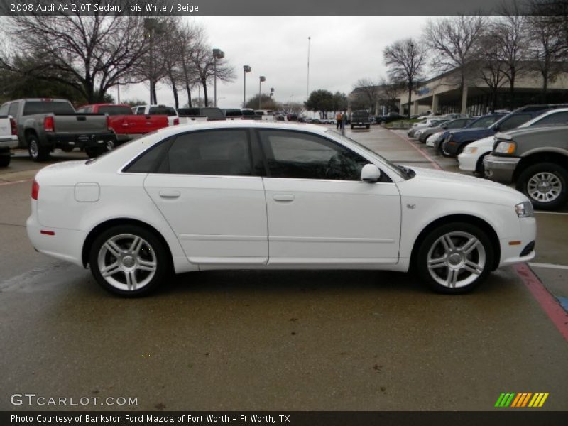 Ibis White / Beige 2008 Audi A4 2.0T Sedan