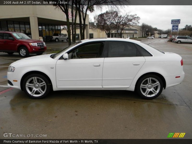Ibis White / Beige 2008 Audi A4 2.0T Sedan