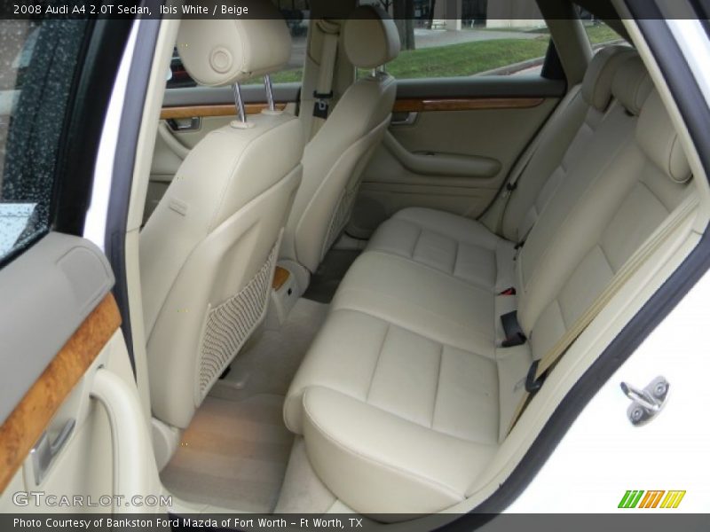 Ibis White / Beige 2008 Audi A4 2.0T Sedan