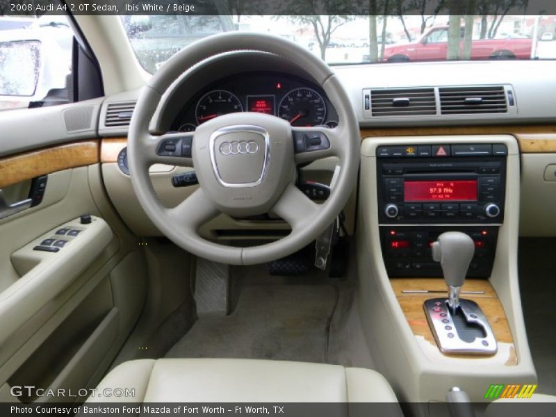 Ibis White / Beige 2008 Audi A4 2.0T Sedan