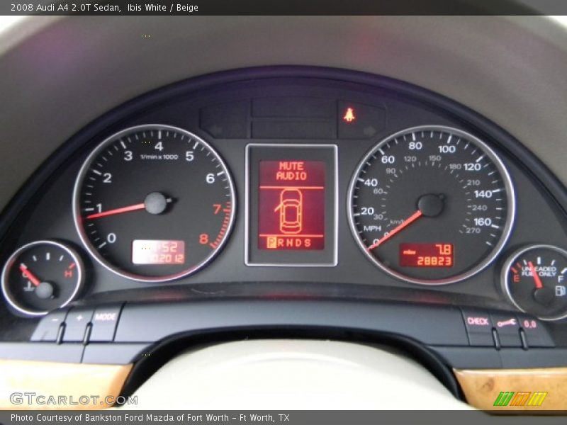 Ibis White / Beige 2008 Audi A4 2.0T Sedan