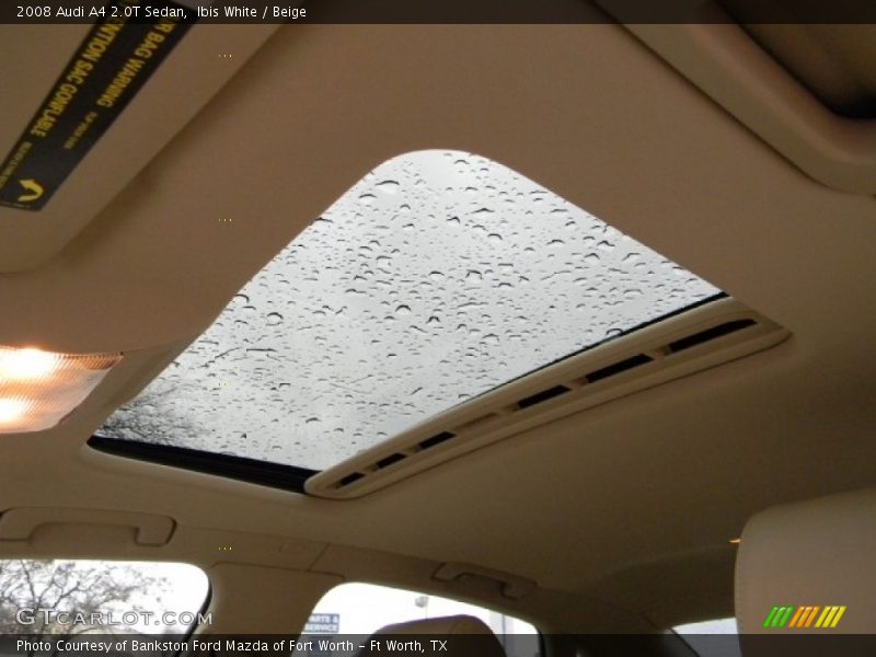 Ibis White / Beige 2008 Audi A4 2.0T Sedan