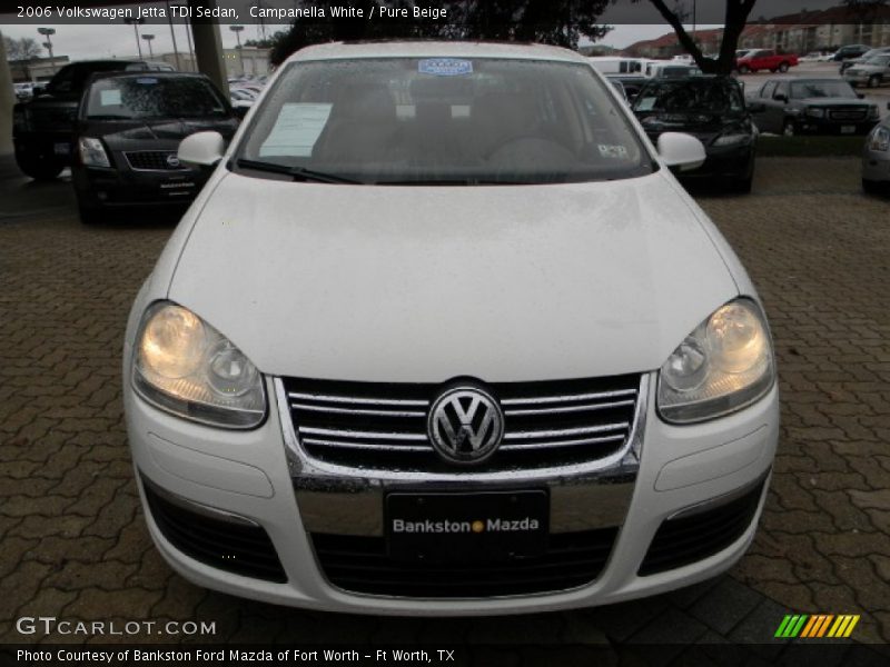 Campanella White / Pure Beige 2006 Volkswagen Jetta TDI Sedan