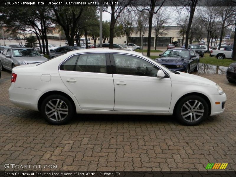 Campanella White / Pure Beige 2006 Volkswagen Jetta TDI Sedan