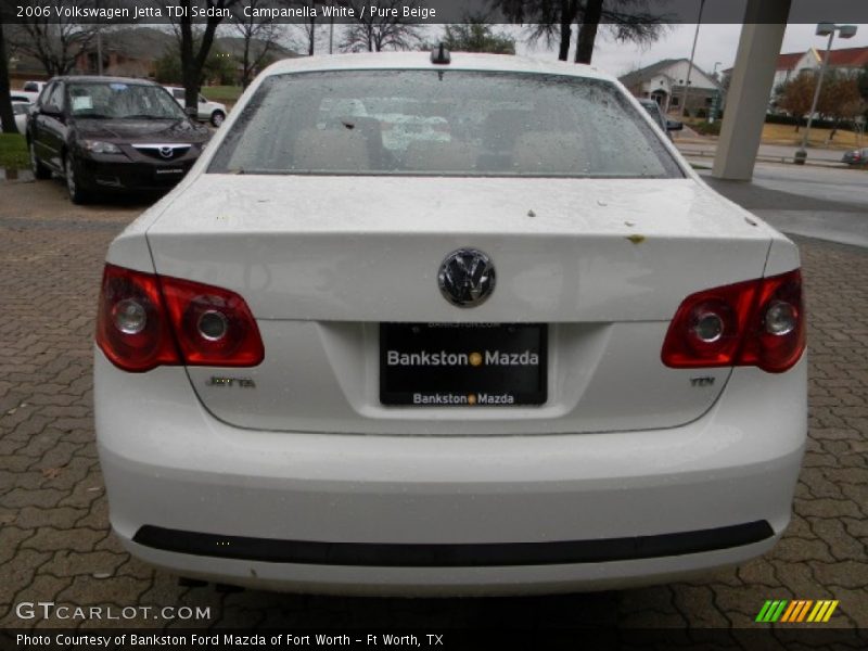 Campanella White / Pure Beige 2006 Volkswagen Jetta TDI Sedan