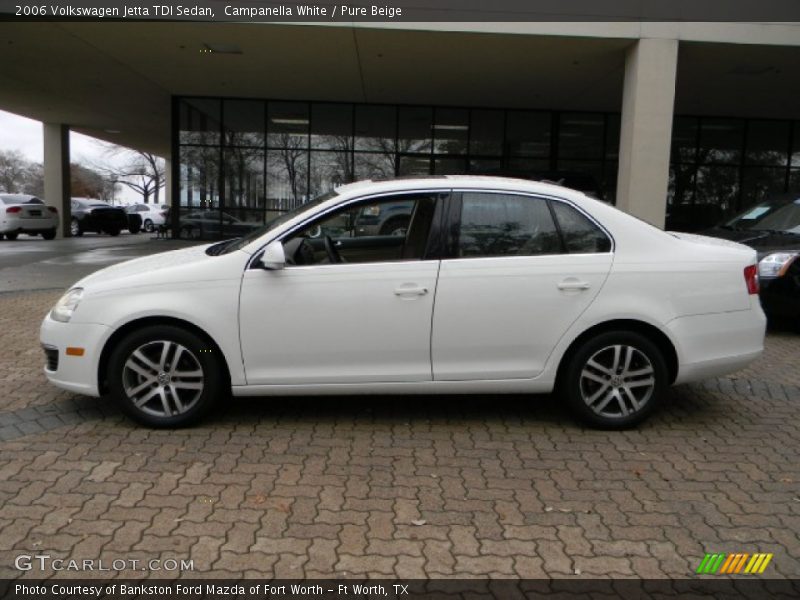 Campanella White / Pure Beige 2006 Volkswagen Jetta TDI Sedan