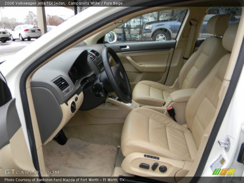 Campanella White / Pure Beige 2006 Volkswagen Jetta TDI Sedan