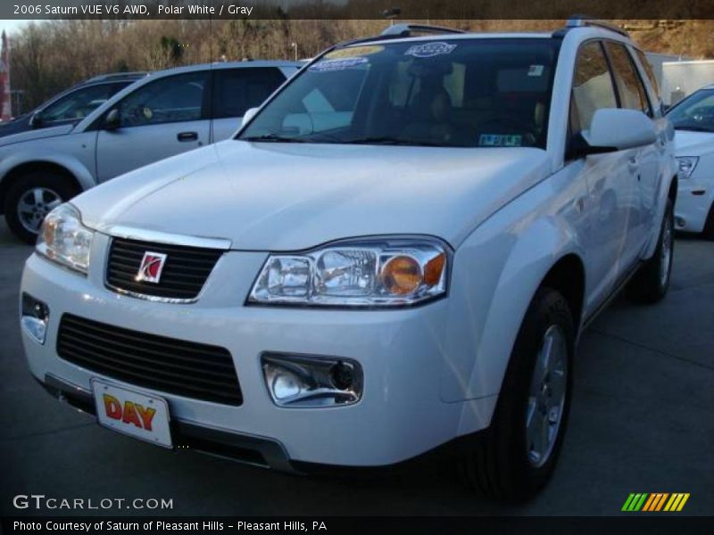 Polar White / Gray 2006 Saturn VUE V6 AWD