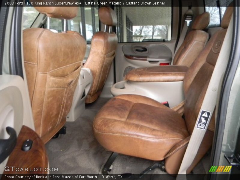  2003 F150 King Ranch SuperCrew 4x4 Castano Brown Leather Interior