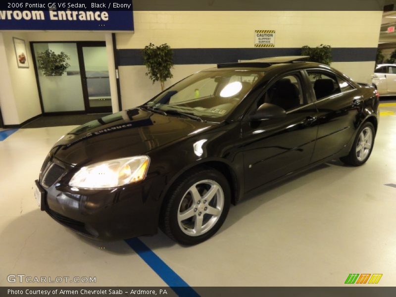 Black / Ebony 2006 Pontiac G6 V6 Sedan