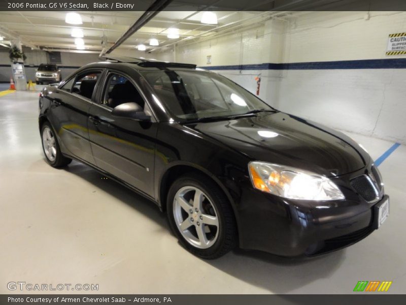 Black / Ebony 2006 Pontiac G6 V6 Sedan