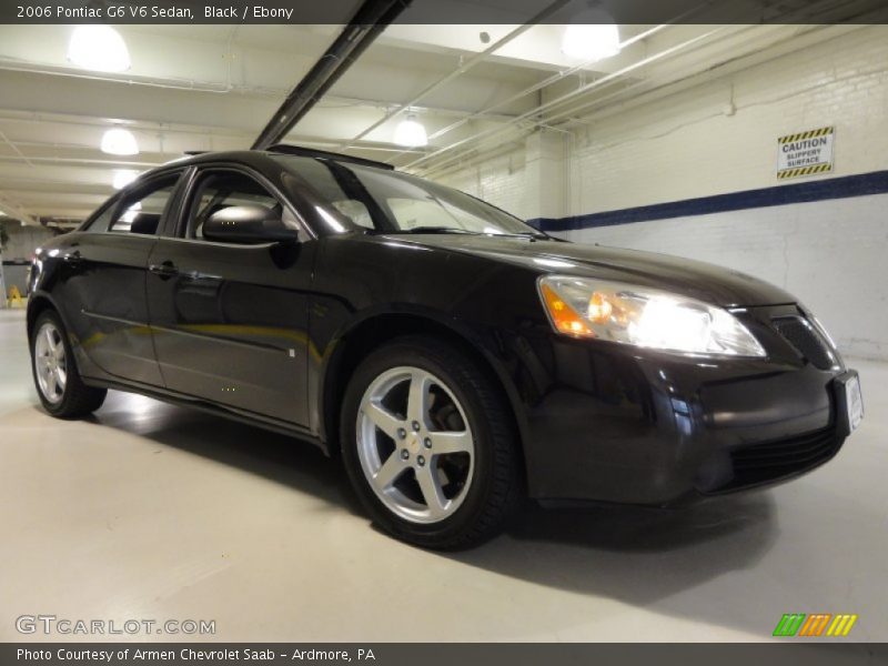 Black / Ebony 2006 Pontiac G6 V6 Sedan