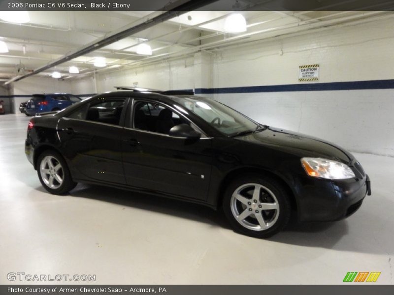 Black / Ebony 2006 Pontiac G6 V6 Sedan