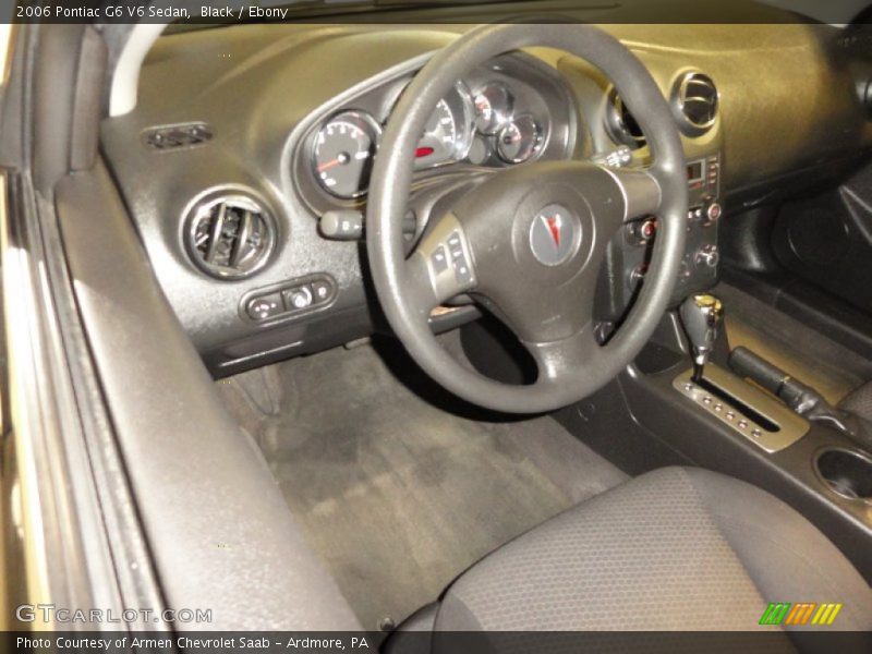 Black / Ebony 2006 Pontiac G6 V6 Sedan